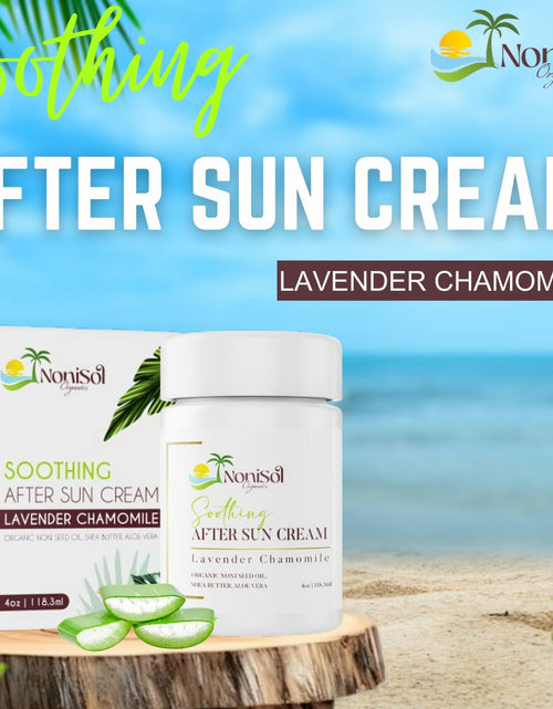 Load image into Gallery viewer, NoniSol Organics After Sun Cream 4oz with Noni Seed Oil Aloe Vera Coconut

