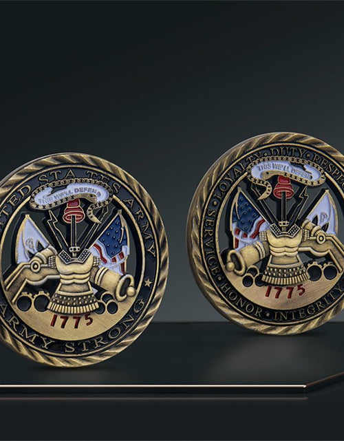 Load image into Gallery viewer, Army Air Force 1775 Bronze Challenge Coin Military Honor Collectible
