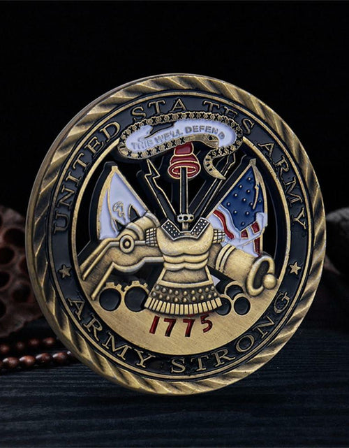 Load image into Gallery viewer, Army Air Force 1775 Bronze Challenge Coin Military Honor Collectible
