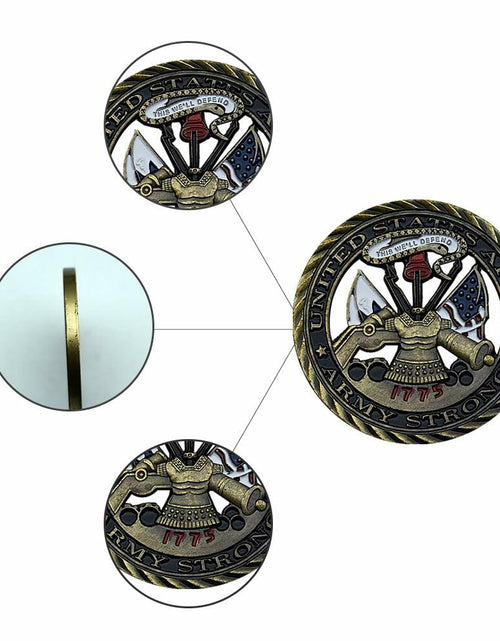 Load image into Gallery viewer, Army Air Force 1775 Bronze Challenge Coin Military Honor Collectible
