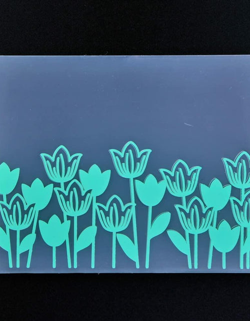 Load image into Gallery viewer, DDOUJOY Plastic Embossing Folders Flowers Leaves Tulips Dandelion 8pcs
