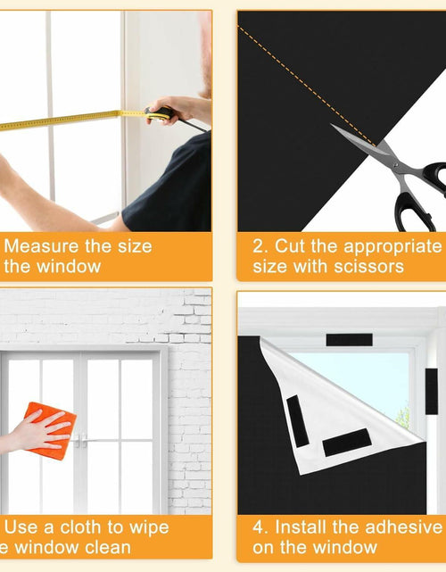 Load image into Gallery viewer, Glidea Portable Blackout Curtain No Drilling Reusable Shade for Bedroom Travel
