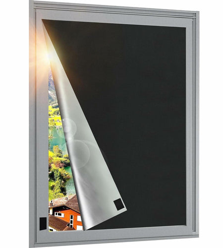 Glidea Portable Blackout Curtain No Drilling Reusable Shade for Bedroom Travel