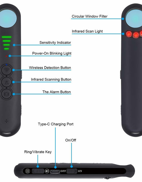 Load image into Gallery viewer, Amyway Portable Hidden Camera Detector Anti Spy GPS Bug Detector Travel
