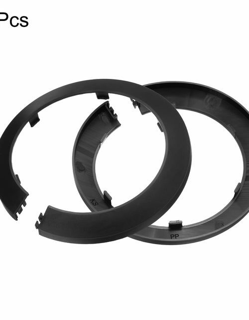 Load image into Gallery viewer, uxcell 5PCS Pipe Cover Decor 4.3in PP Plastic Flange Escutcheon Black
