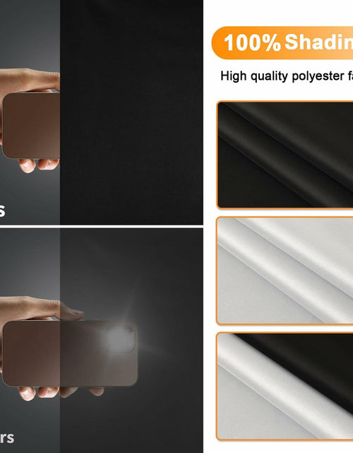 Load image into Gallery viewer, Glidea Portable Blackout Curtain No Drilling Reusable Shade for Bedroom Travel
