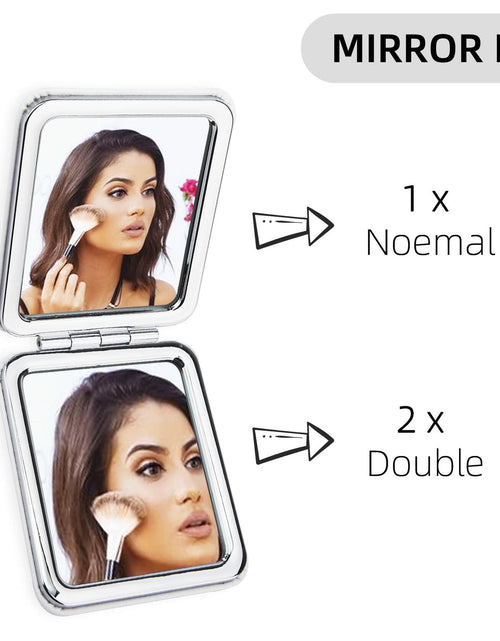 Load image into Gallery viewer, Gtizry To My Daughter PU Leather Compact Makeup Mirror Double-Sided Jz Color
