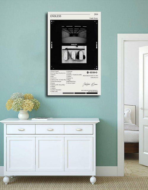 Load image into Gallery viewer, Nomzie Frank Ocean Endless Album Cover Poster Wall Art 12x18in
