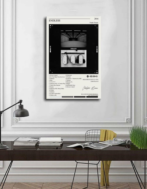 Load image into Gallery viewer, Nomzie Frank Ocean Endless Album Cover Poster Wall Art 12x18in
