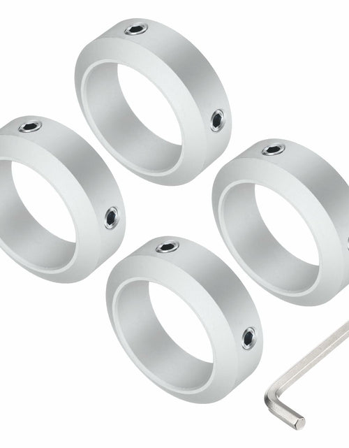 Load image into Gallery viewer, uxcell Set Screw Shaft Collar 50mm Shaft 70mm OD 22mm Thick Aluminum 4pcs
