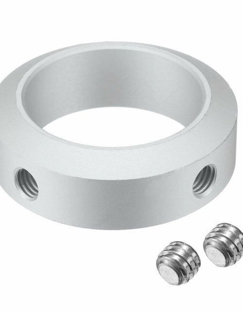 Load image into Gallery viewer, uxcell Set Screw Shaft Collar 50mm Shaft 70mm OD 22mm Thick Aluminum 4pcs
