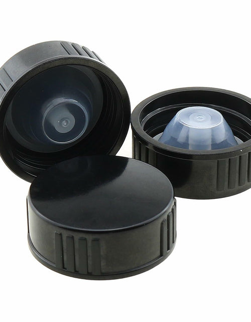 Load image into Gallery viewer, ZZHXSM 12PCS 28mm Bakelite Phenolic Resin Sealing Screw Caps Black
