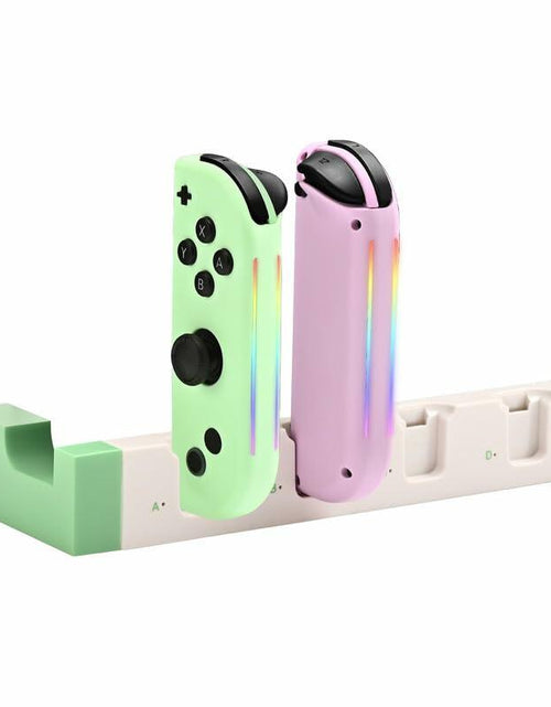 Load image into Gallery viewer, SWTOTK Upgraded Switch Controller Charging Dock for OLED/Lite, 4 Joypads Black
