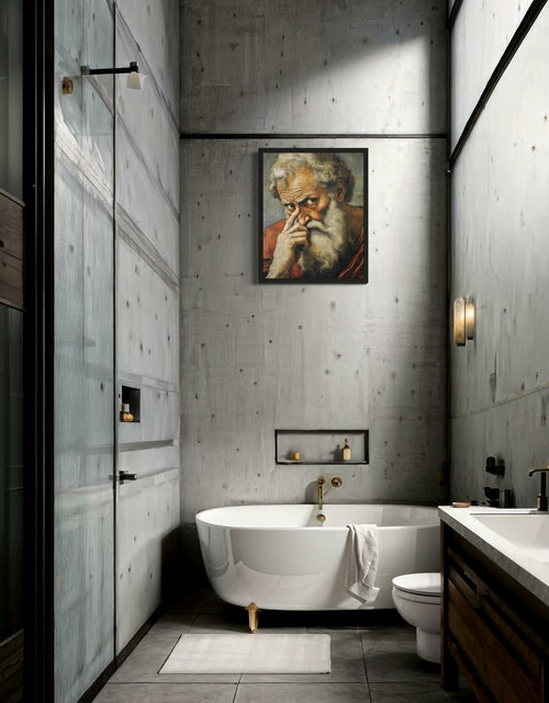 Load image into Gallery viewer, Aj decor Michelangelo Bathroom Wall Art Print Poster 8x10 Unframed
