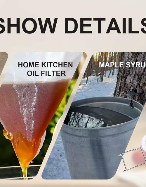 Load image into Gallery viewer, Aageme Versatile 8.7-Inch Oil &amp; Syrup Filter Silver Adjustable Stand 3 Screens
