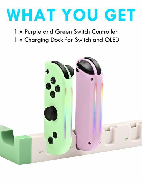 Load image into Gallery viewer, SWTOTK Upgraded Switch Controller Charging Dock for OLED/Lite, 4 Joypads Black
