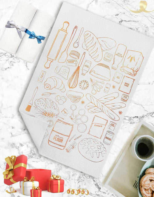 Load image into Gallery viewer, XUNLURY Baking Kitchen Towels Tea Towels Color-04 16x24 Inch
