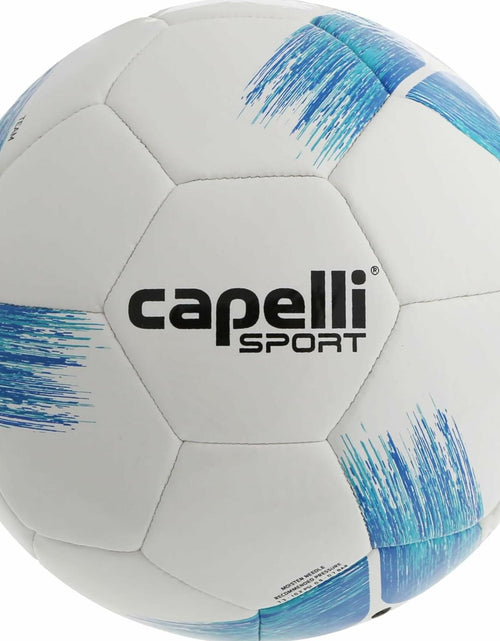 Load image into Gallery viewer, Capelli Sport Tribeca Strike Team Soccer Ball Size 3 Blue/Turquoise
