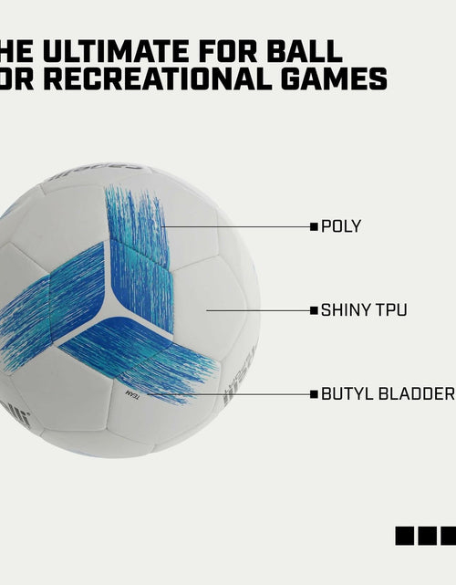 Load image into Gallery viewer, Capelli Sport Tribeca Strike Team Soccer Ball Size 3 Blue/Turquoise
