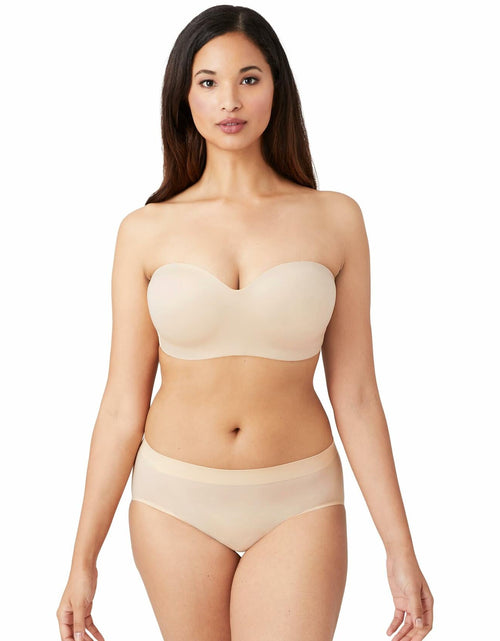 Load image into Gallery viewer, Wacoal Staying Power Wire Free Strapless Convertible Bra Sand Size 36DD
