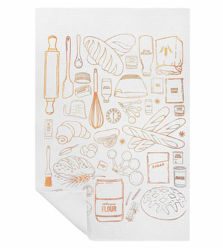 XUNLURY Baking Kitchen Towels Tea Towels Color-04 16x24 Inch