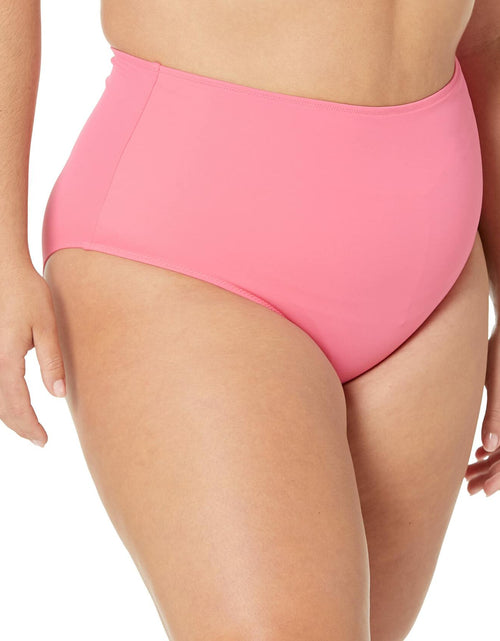 Load image into Gallery viewer, Amazon Essentials Women's High Waist Swim Bottom Hot Pink Size S

