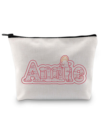 G2TUP You're Never Fully Dressed Without a Smile Makeup Bag Travel Toiletry Bag