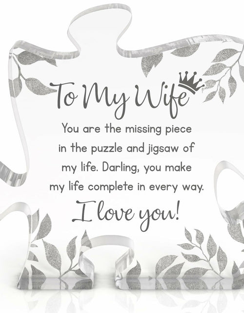 Load image into Gallery viewer, Gifts for Wife from Husband Decorative Sign Plaque Anniversary Birthday
