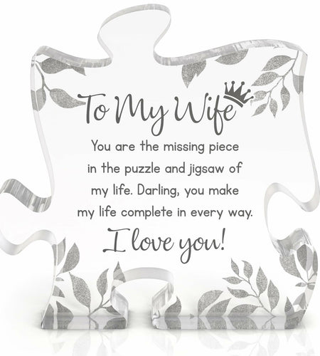 Gifts for Wife from Husband Decorative Sign Plaque Anniversary Birthday