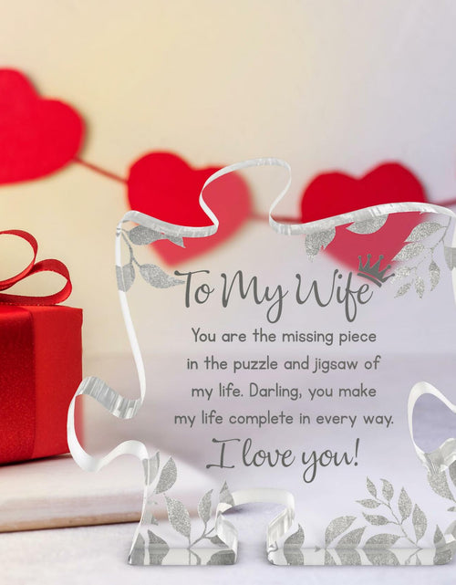Load image into Gallery viewer, Gifts for Wife from Husband Decorative Sign Plaque Anniversary Birthday
