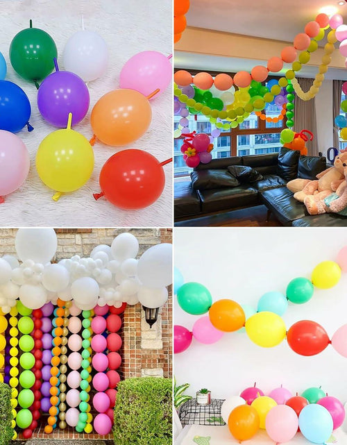 Load image into Gallery viewer, Mccalwell Lemon Yellow 10 Inch Latex Balloons 70pcs with 32ft Ribbon
