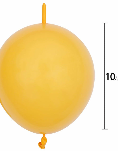 Load image into Gallery viewer, Mccalwell Lemon Yellow 10 Inch Latex Balloons 70pcs with 32ft Ribbon
