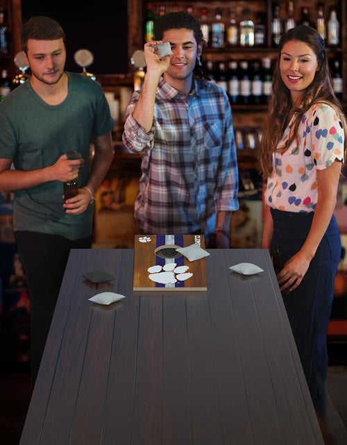 Load image into Gallery viewer, SOAR NCAA Clemson Tigers Tabletop Cornhole Game Bluetooth Speaker

