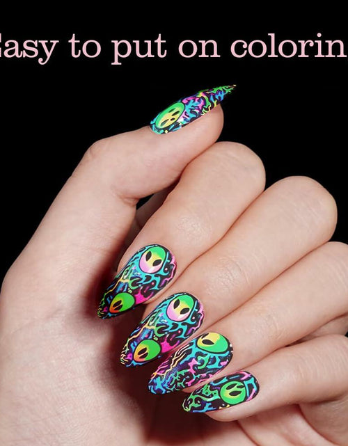 Load image into Gallery viewer, PrettyYo Short Almond Gel Nail Tips 240Pcs Clear 12 Sizes Full Cover
