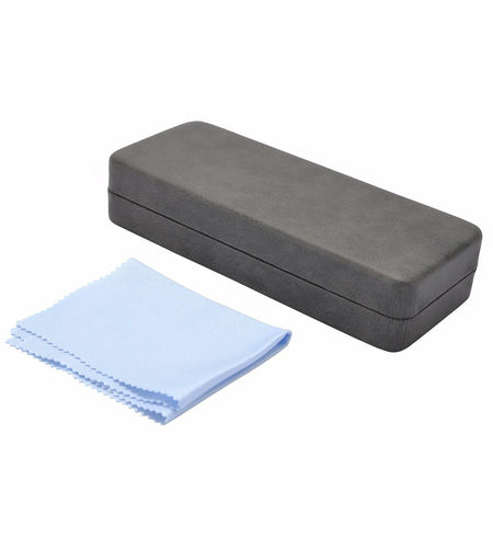 SANHOOPOLO Hard Shell Sunglasses Case Unisex Dark Grey