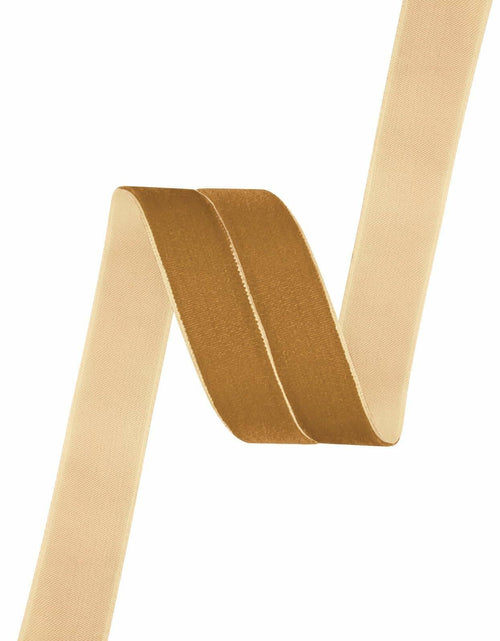 Load image into Gallery viewer, Simplegoal Khaki Velvet Ribbon 5/8in x 25yd Nylon Ribbon for Crafts
