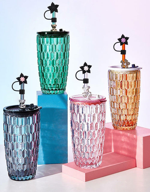 Load image into Gallery viewer, Xyntara Silicone Straw Covers for Stanley 40oz Cups Christmas Style 8pcs
