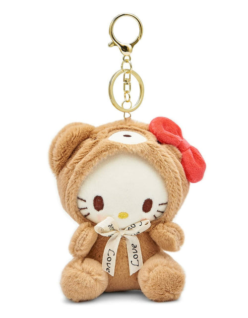 Load image into Gallery viewer, Sicpfuj Plush Keychain 5" Cute Brown Car Charm for Women Girls Size One Size
