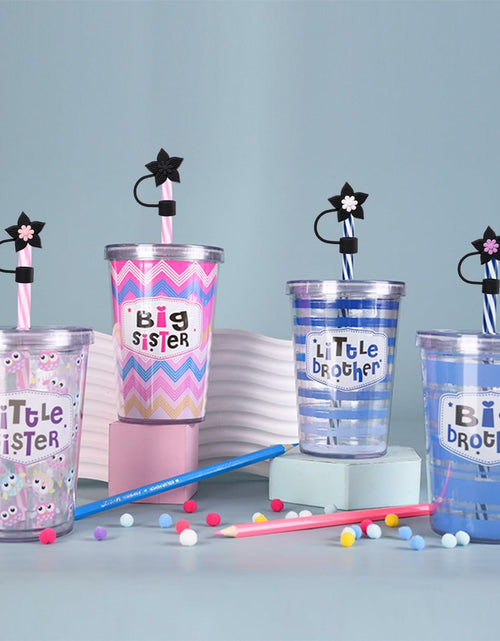 Load image into Gallery viewer, Xyntara Silicone Straw Covers for Stanley 40oz Cups Christmas Style 8pcs
