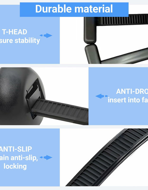 Load image into Gallery viewer, SSFUN Nylon Universal Cable Tie Buckle Push Mount UV Resistant 3.54in 20Pcs

