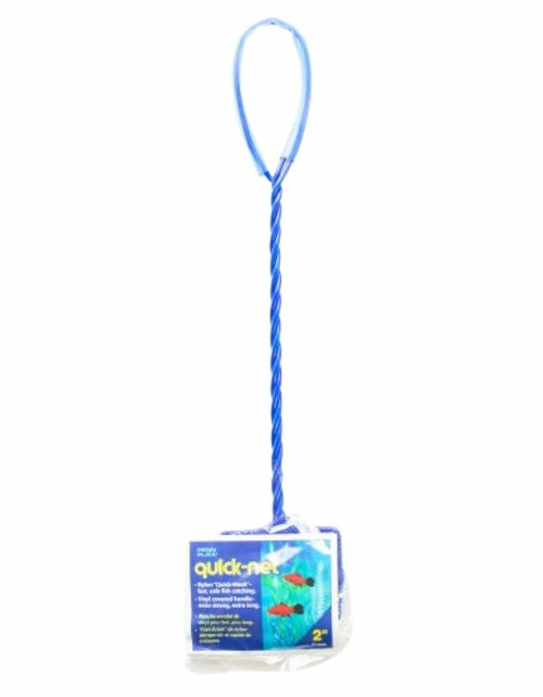 Load image into Gallery viewer, Penn-Plax QN2 Quick Net 2"x1.75" Fish Aquarium Net Blue 1 Unit
