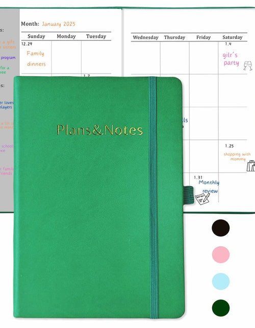 Load image into Gallery viewer, YOJO 2025 A5 Weekly Planner with Goal &amp; Habit Tracker Pink
