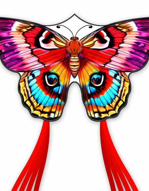 Load image into Gallery viewer, DoinFly Butterflys Kids Kite Easy Fly w/ 328ft Line &amp; Winder Red 1 Pack
