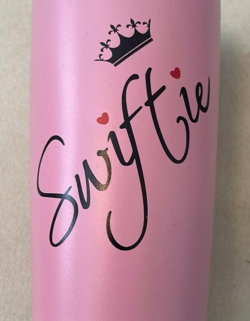 Load image into Gallery viewer, Swiftie 20oz Stainless Steel Travel Tumbler Cup Pink 3-Piece Set Lid
