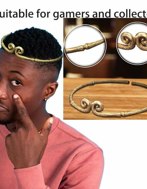 Load image into Gallery viewer, Generic Black Myth Collector's Edition 4pcs Set Headband Necklace Ring Badge
