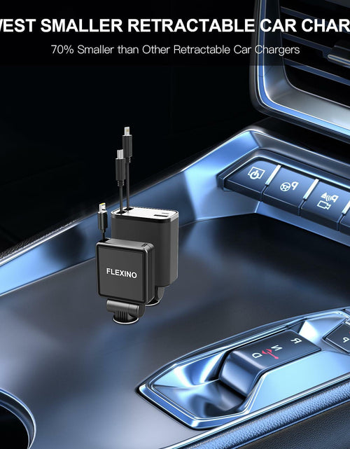 Load image into Gallery viewer, Flexino Ultra-Slim 3-Port USB C Car Charger Black 2 Pack for iPhone Galaxy Pixel
