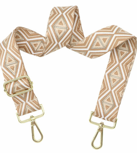 LoZoDo Adjustable Wide Crossbody Purse Strap Gold Hardware 52in Size 52in