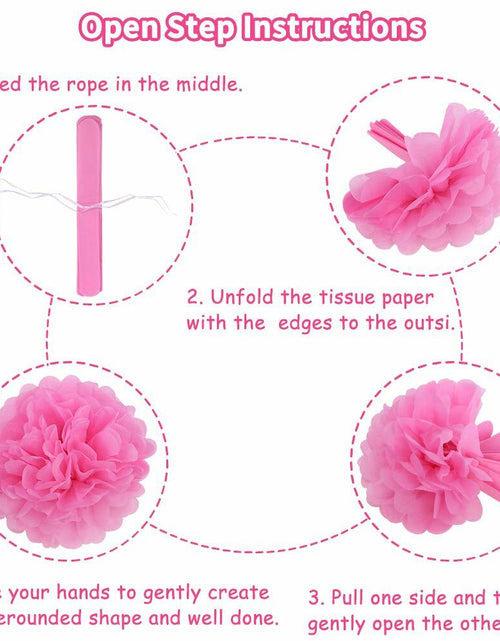 Load image into Gallery viewer, YUNXUAN Flamingo Pineapple Party Decorations Paper Lanterns Fans Pom Poms
