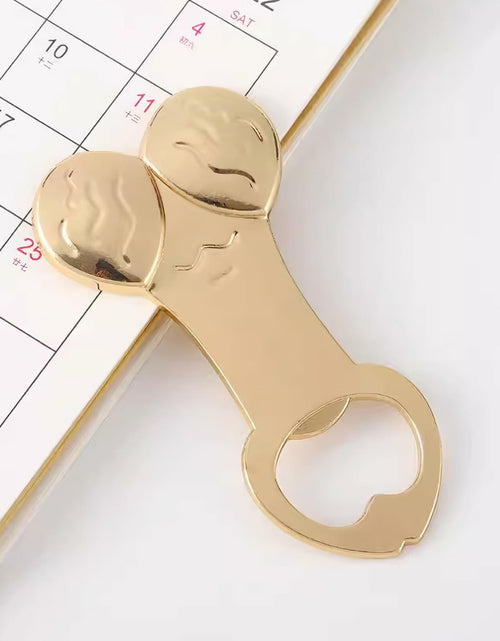 Load image into Gallery viewer, Tough Guy Heavy Duty Zinc Alloy Bottle Opener 3 Pack Gold
