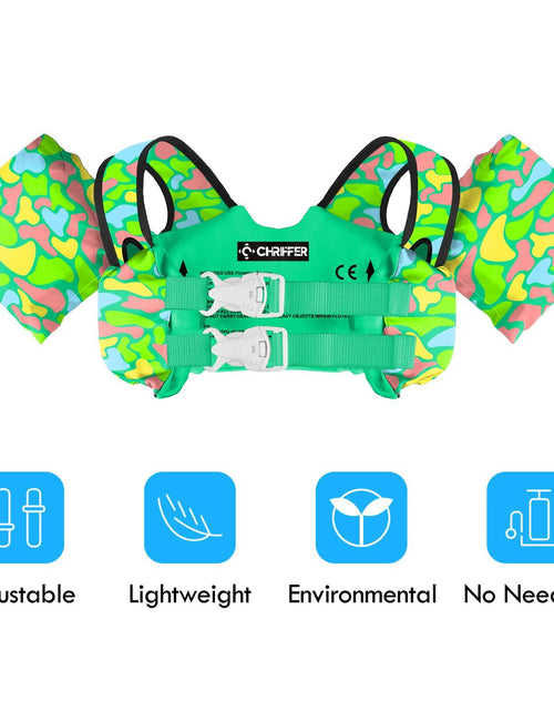 Load image into Gallery viewer, Chriffer Kids Swim Vest 30-55lbs Toddler Life Jacket Floaties Arm Wings

